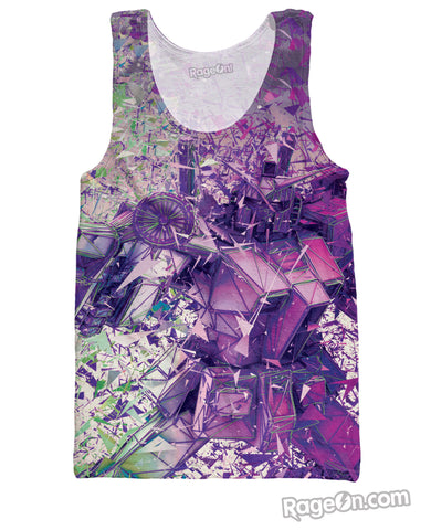 3D Transformers Limited Edition Purple Tank Top