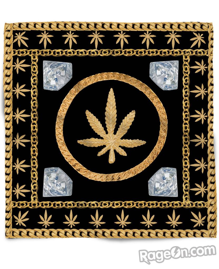 Gold Chains and Diamonds Bandana