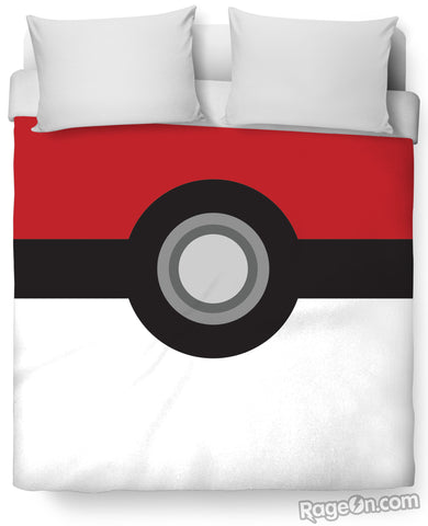 Pokemon Pokeball Catch Em All Duvet Cover