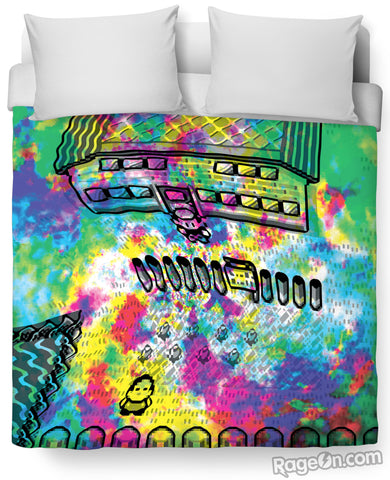 Pallet Town Acid Trip Duvet Cover