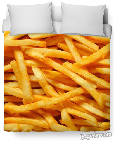 French Fries Duvet Cover