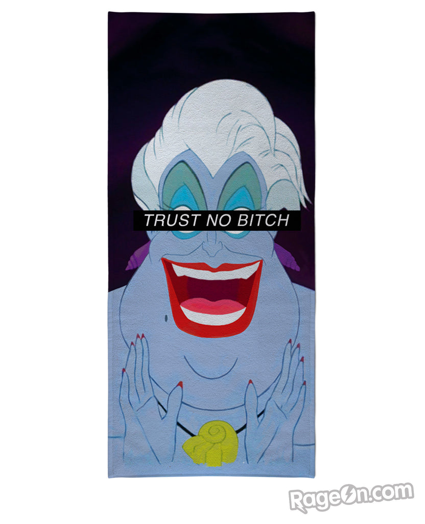 Trust No Bitch Ursula Beach Towel