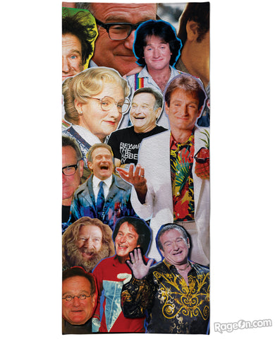 Robin Williams Paparazzi Beach Towel