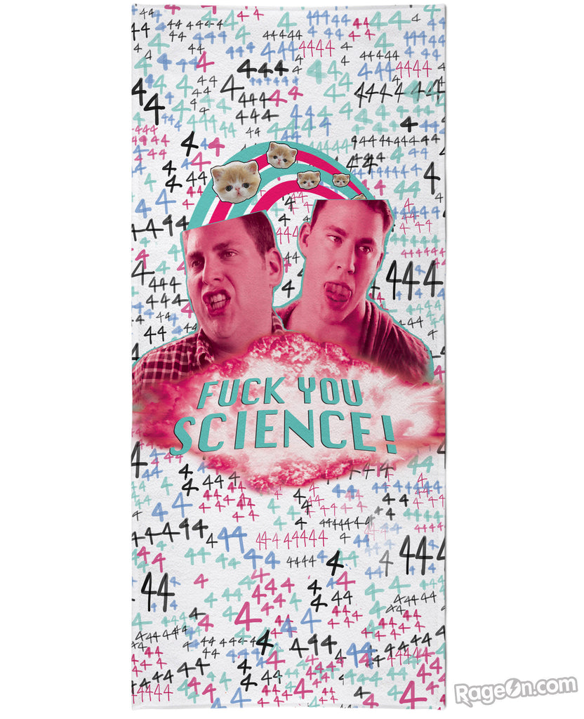 Fuck You Science Beach Towel