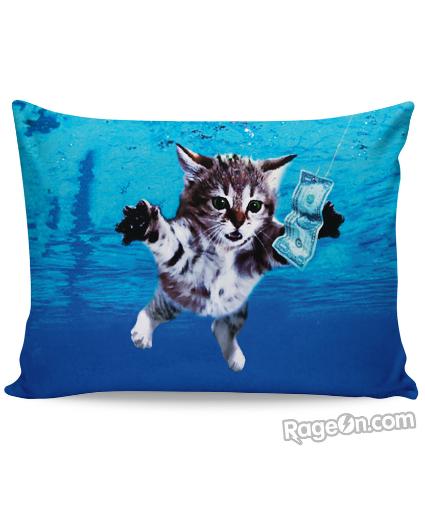 Cat Cobain Pillow Case