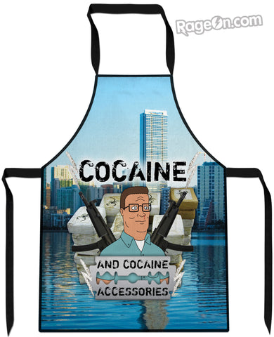 Cocaine and Cocaine Accessories Cooking Apron