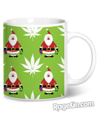 Green Christmas Coffee Mug