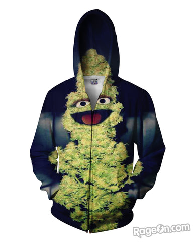 Oscar the Nug Zip-Up Hoodie
