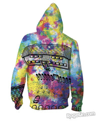 Pallet Town's Acid Trip Zip-Up Hoodie