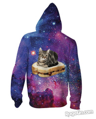 PBJ Space Kitty Zip-Up Hoodie