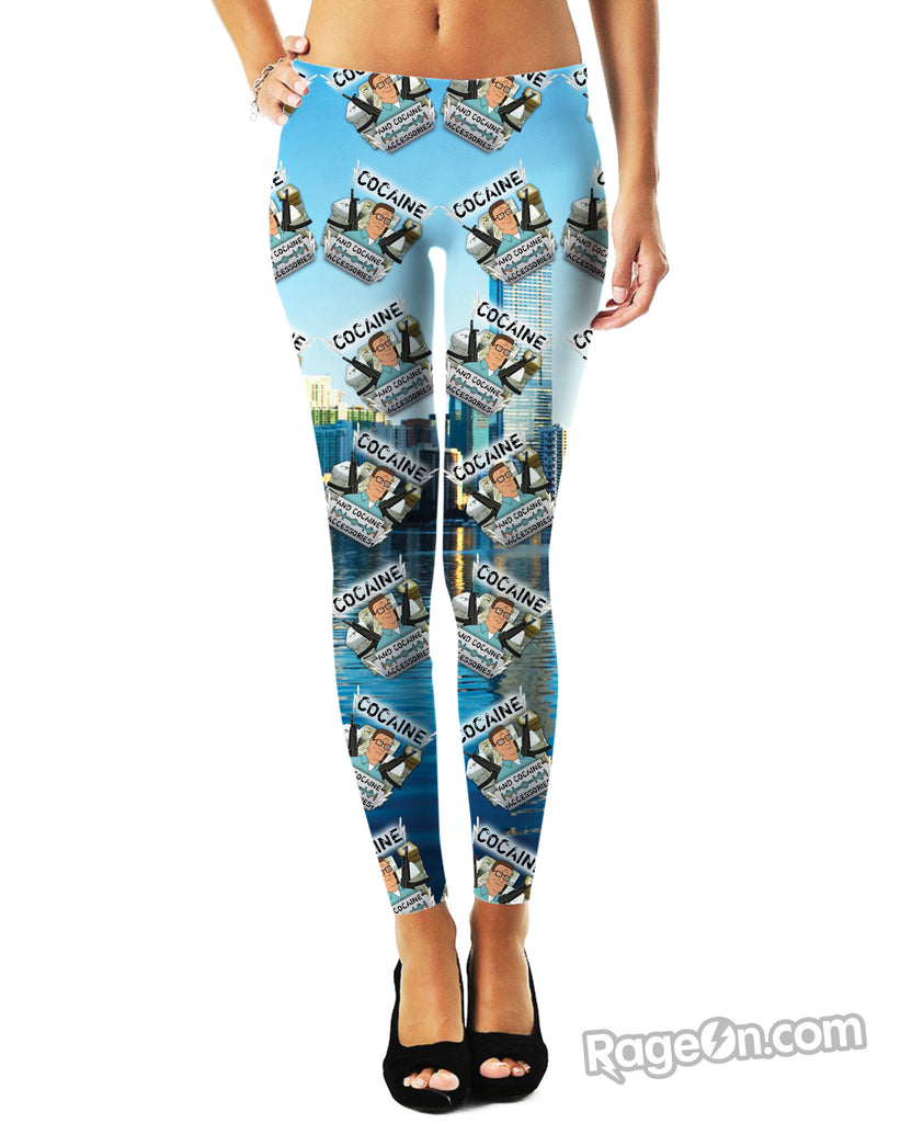 Cocaine and Cocaine Accessories Leggings