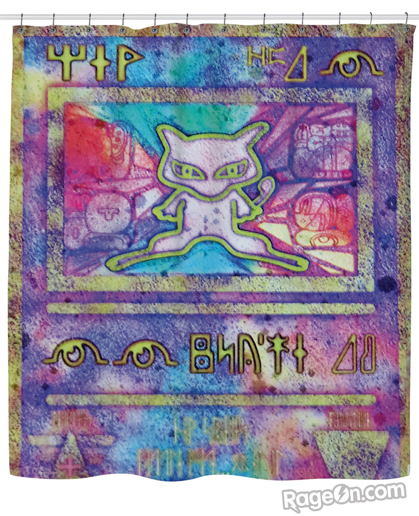 Ancient Mew Shower Curtain