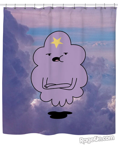 Lumpy Space Princess Shower Curtain