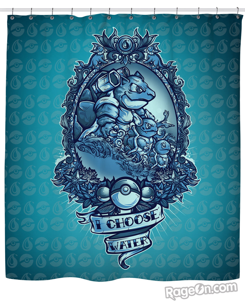 I Choose Water Shower Curtain