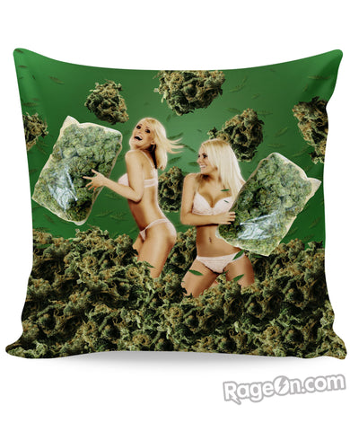 420 Pillow Fight Couch Pillow