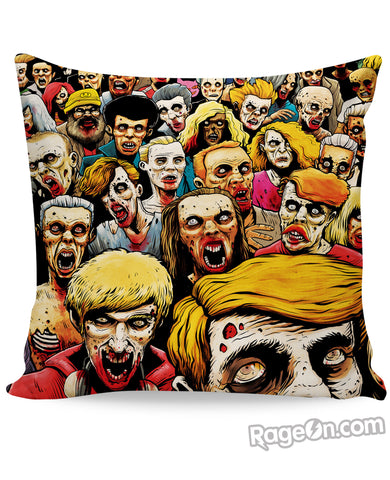 Zombies at the Mall Couch Pillow