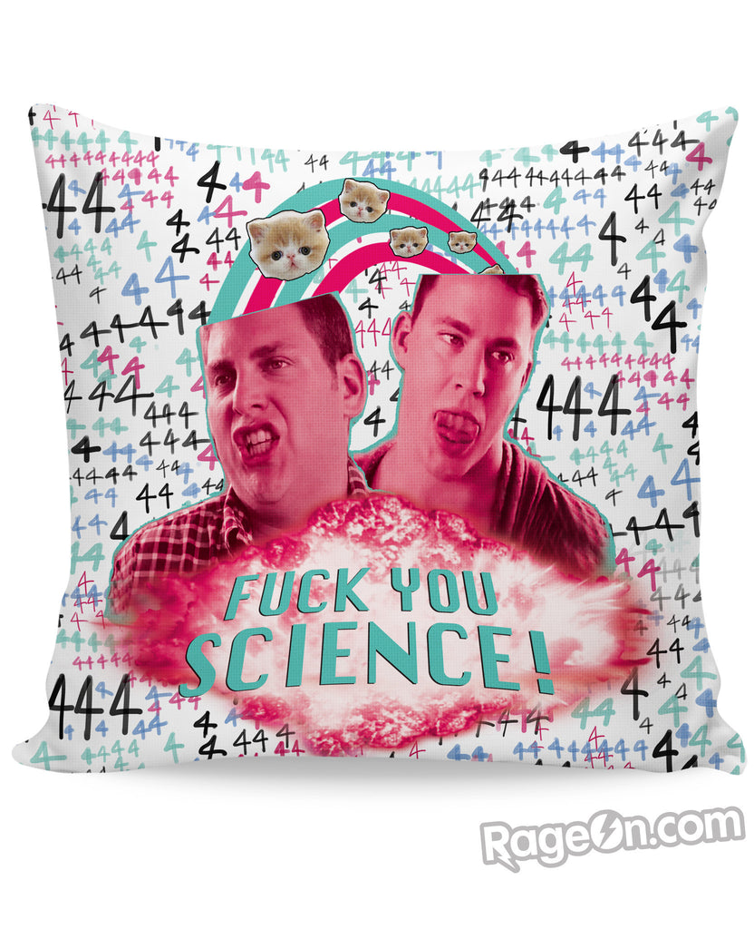 Fuck You Science Couch Pillow