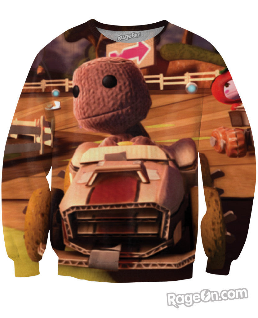 Little Big Planet Karting Crewneck Sweatshirt