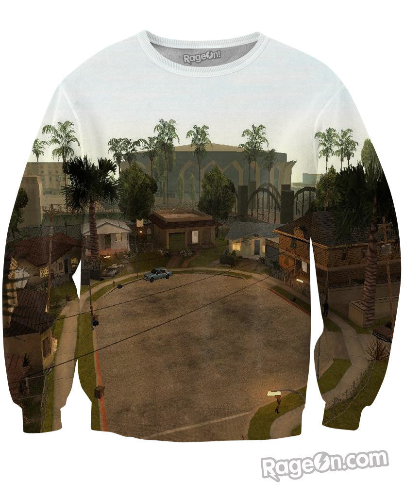 Grand Theft Auto Grove Street Crewneck Sweatshirt