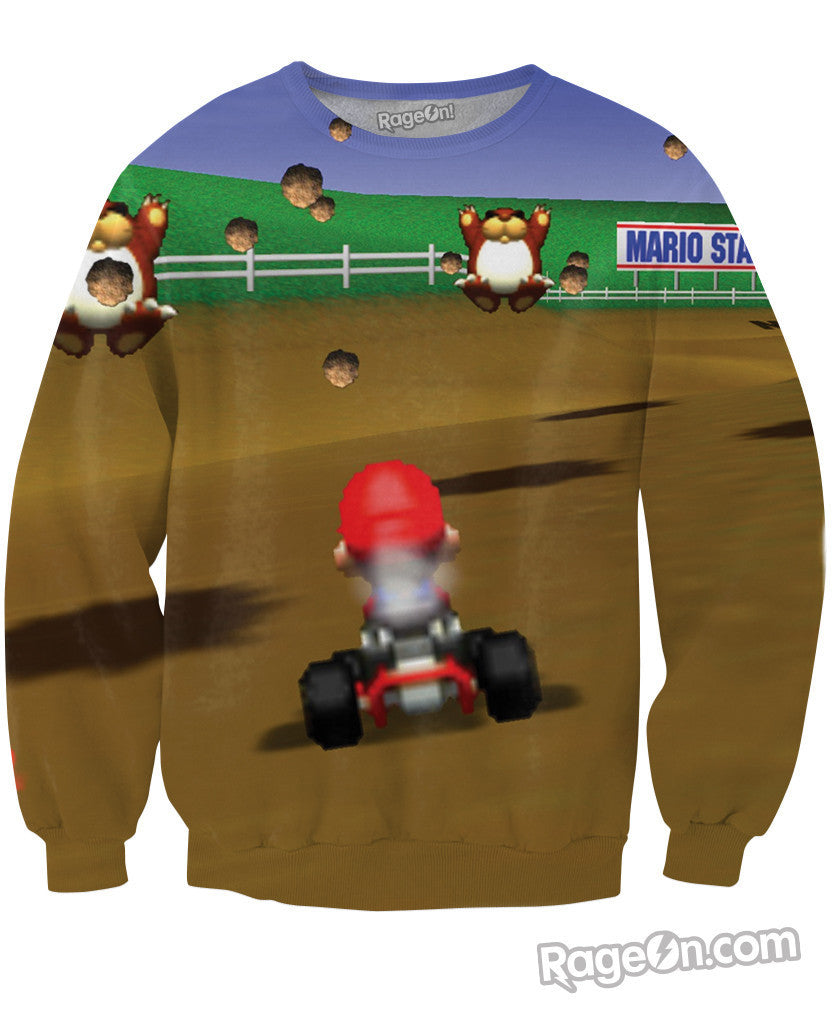 Mario Kart 64 Crewneck Sweatshirt