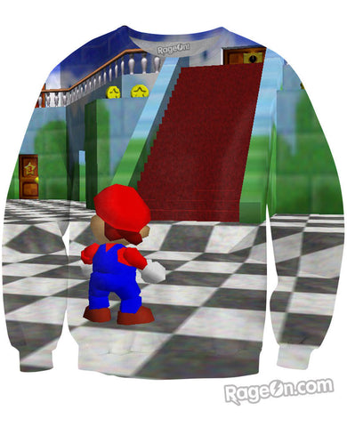 Super Mario 64 Castle Crewneck Sweatshirt *Ready to Ship*