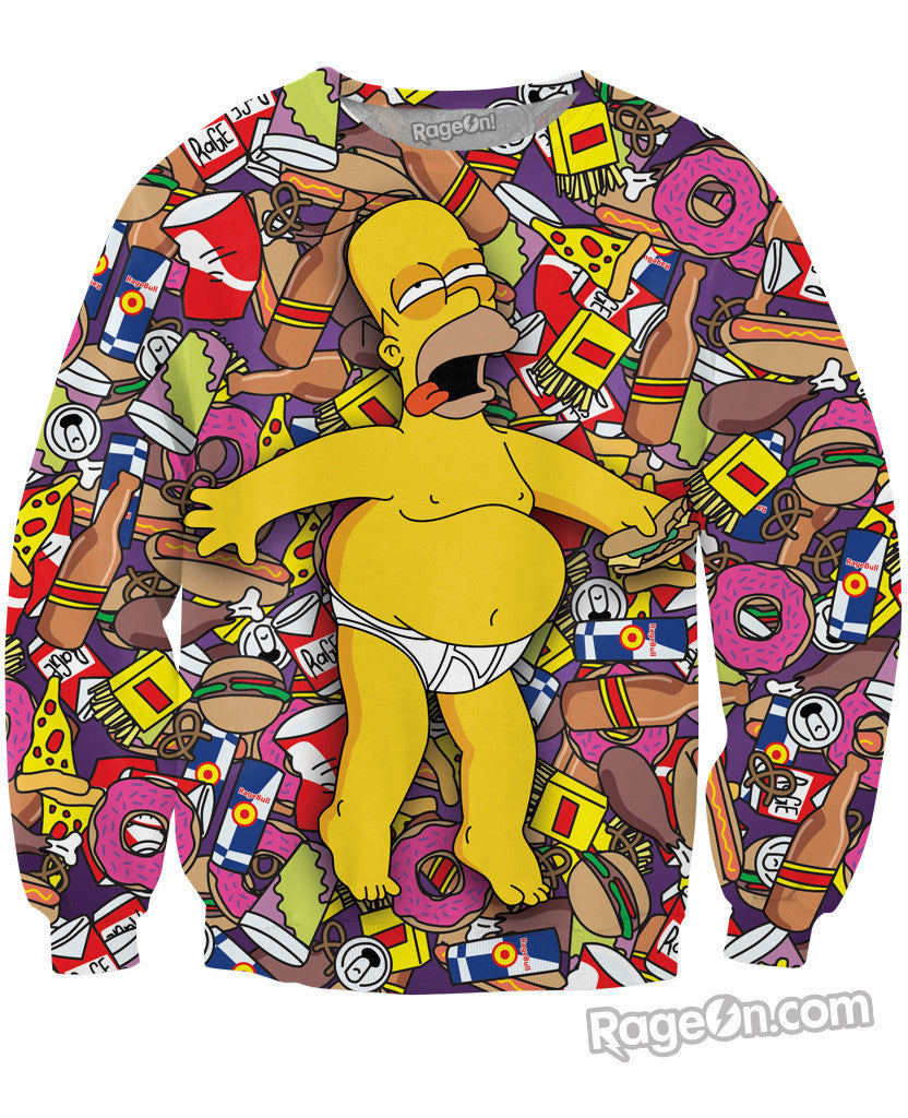 Homer J Simpson Crewneck Sweatshirt