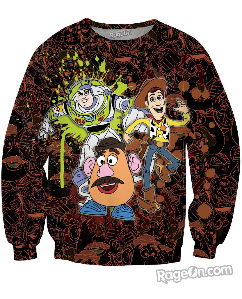 Toy Story Splatter Crewneck Sweatshirt