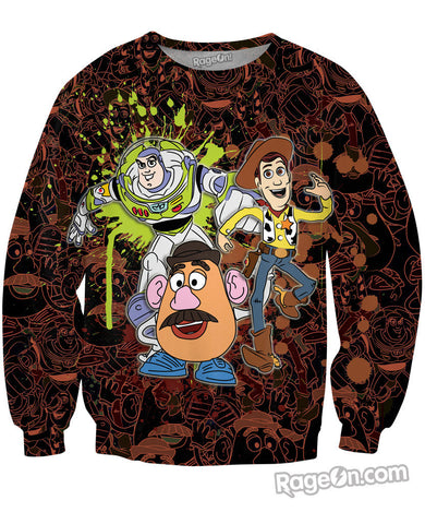 Toy Story Splatter Crewneck Sweatshirt