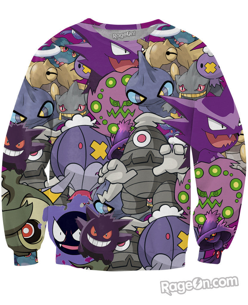 Ghost Pokemon Crewneck Sweatshirt