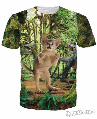 T-Rex Cat T-Shirt