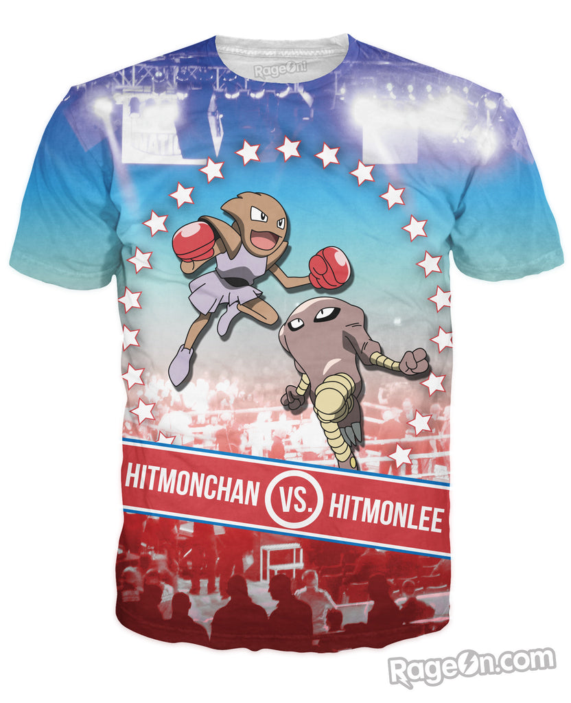 Hitmonchan VS. Hitmonlee T-Shirt – rstore4