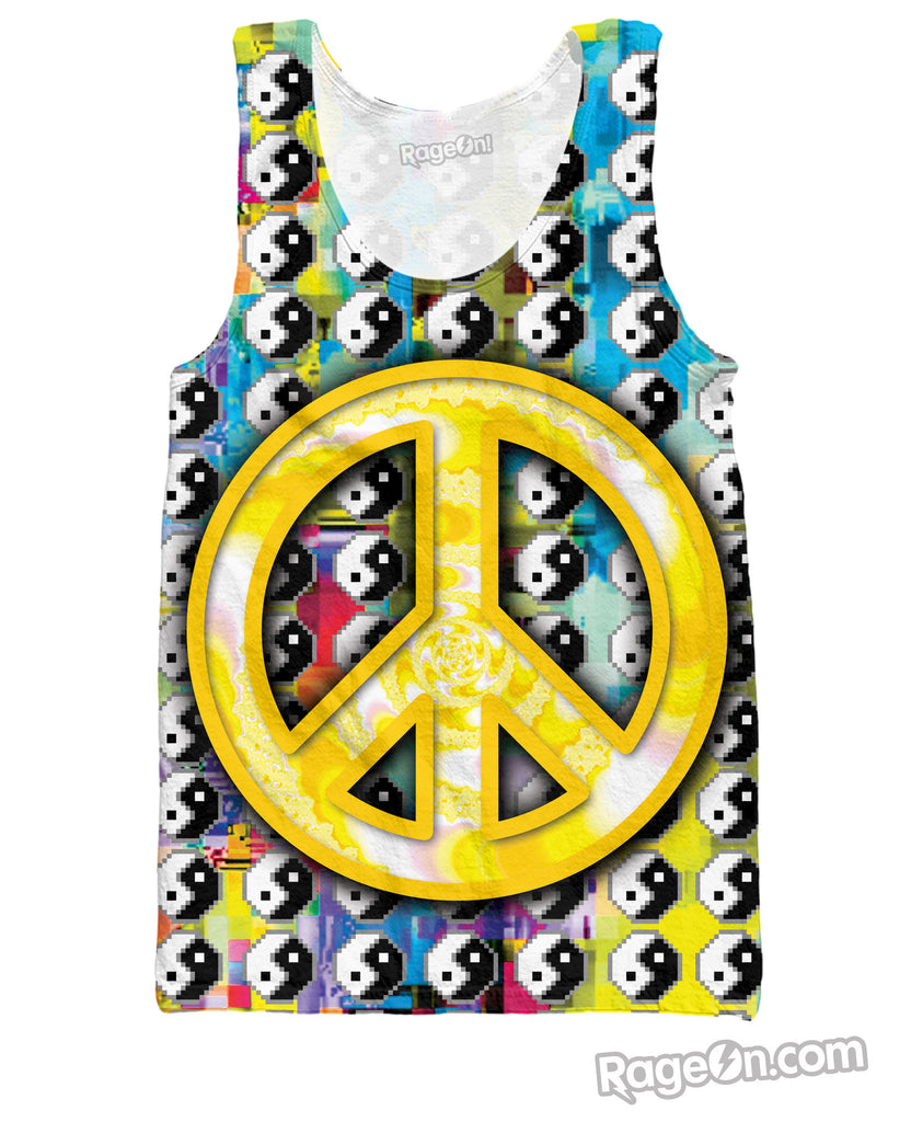 Hippy Trippy Peace Sign Tank Top
