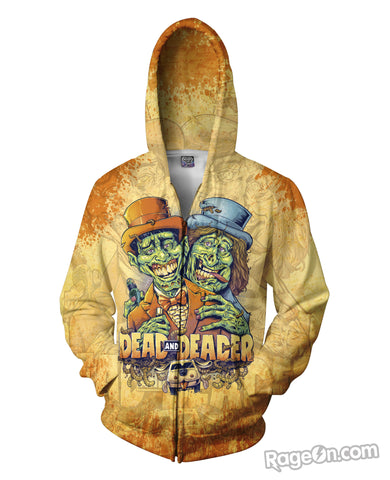 Dead and Deader Zip-Up Hoodie