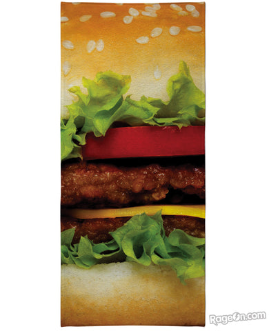Burger Beach Towel