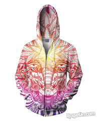 Weed Goat Zip-Up Hoodie