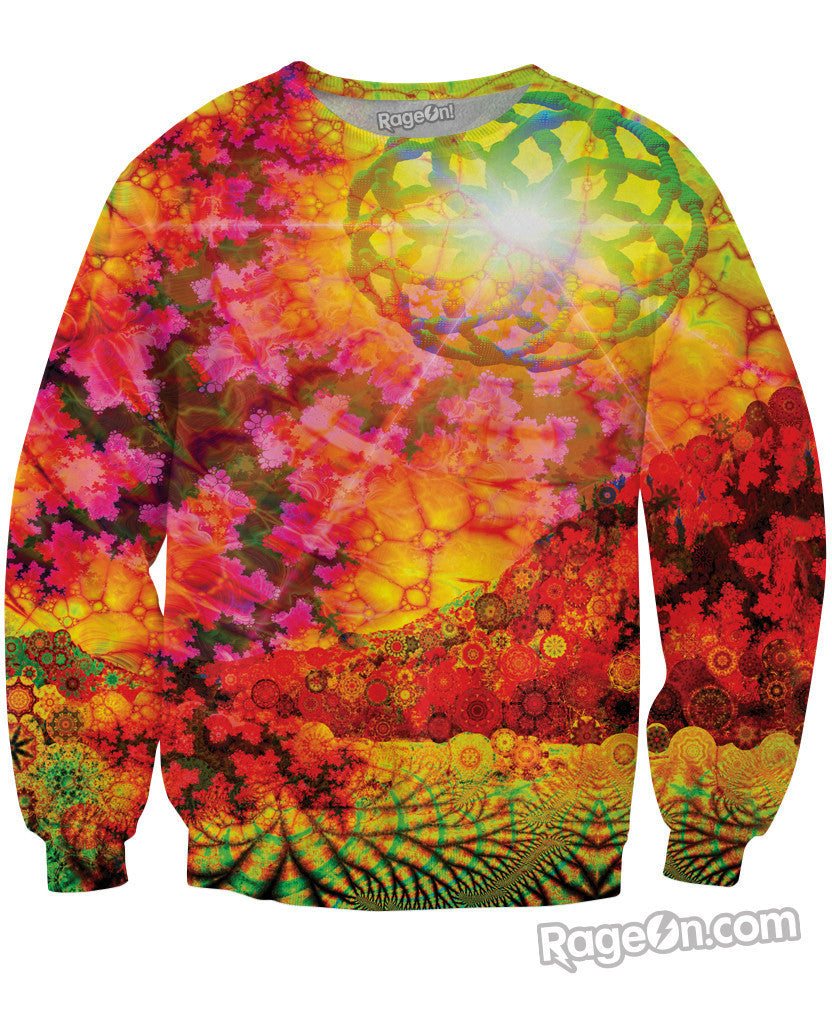 Fractal Storm Crewneck Sweatshirt