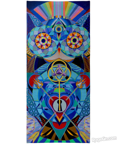 Guardian at the Gate Beach Towel