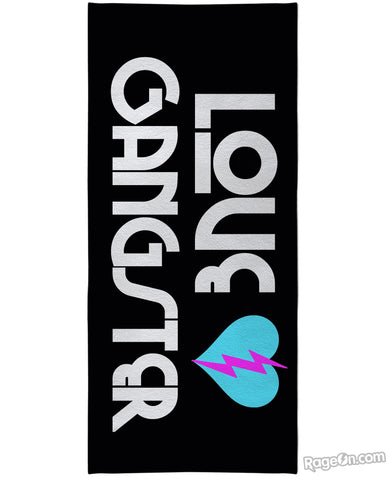 Love Gangster Beach Towel