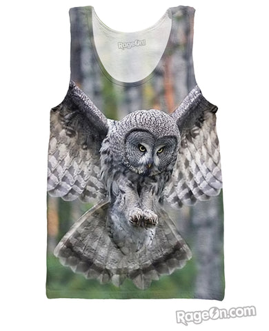 Flying Owl Tank Top