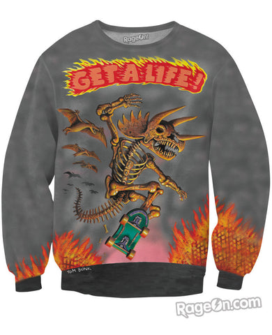 Get A Life Crewneck Sweatshirt