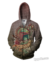 Bounty Hunter Zip-Up Hoodie