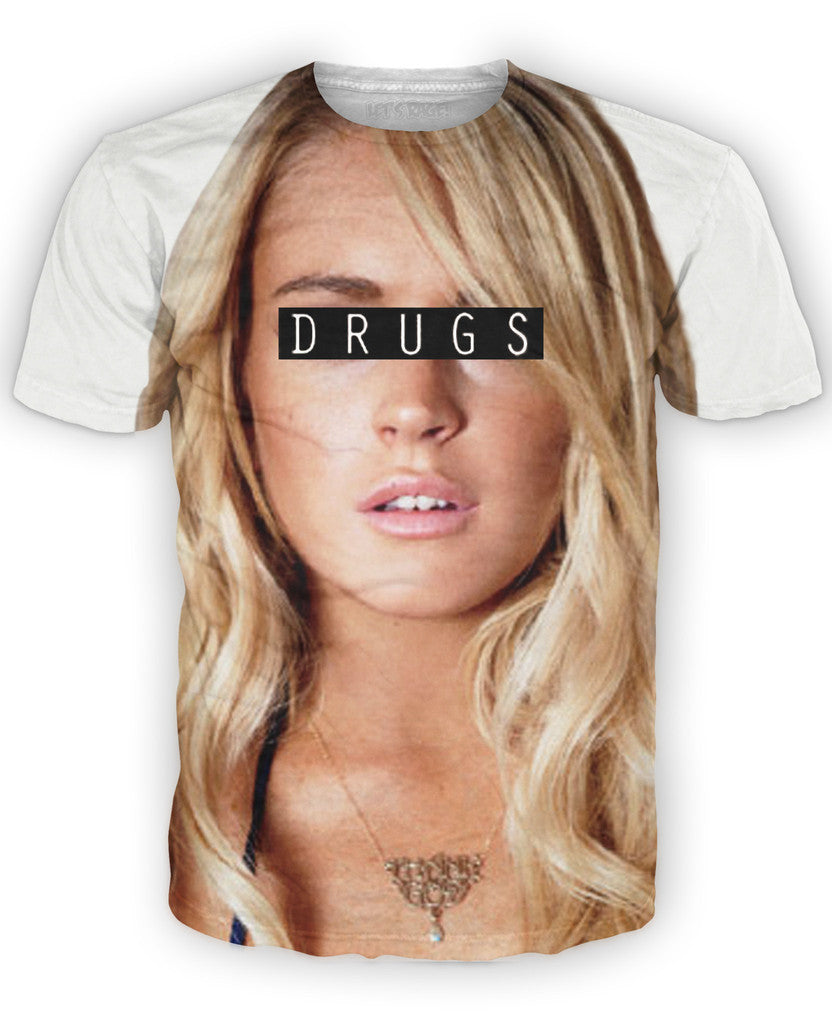 Lindsay Lohan Drugs T-Shirt *Ready to Ship*