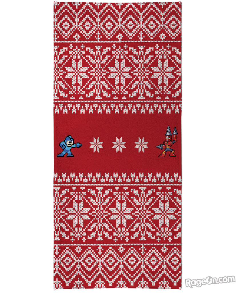 Mega Merry Christmas Beach Towel