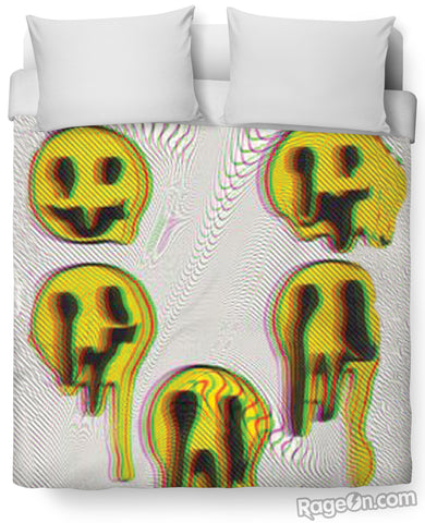 Wax Smile Duvet Cover