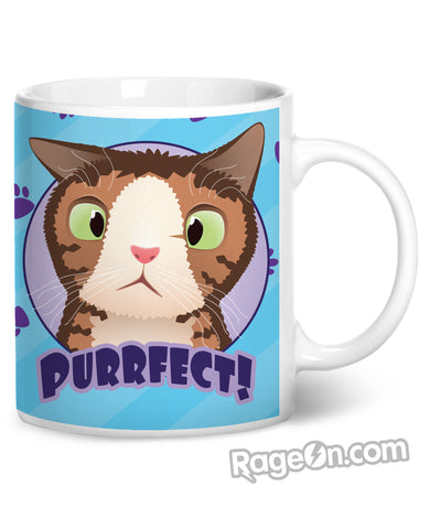 Monty PURRfect Blue Coffee Mug