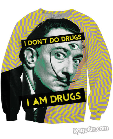 Salvador Dali On Drugs Sweatshirt