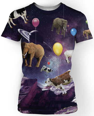 Space Animals Women's T-Shirt *Ready to Ship*