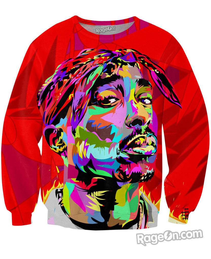 Tupac Crewneck Sweatshirt *Ready to Ship*
