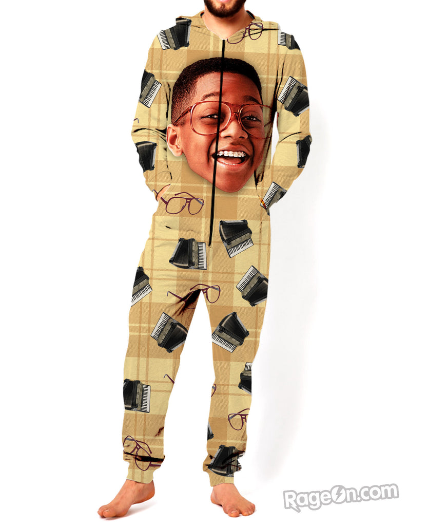 Old School Steve Urkel Jumpsuit