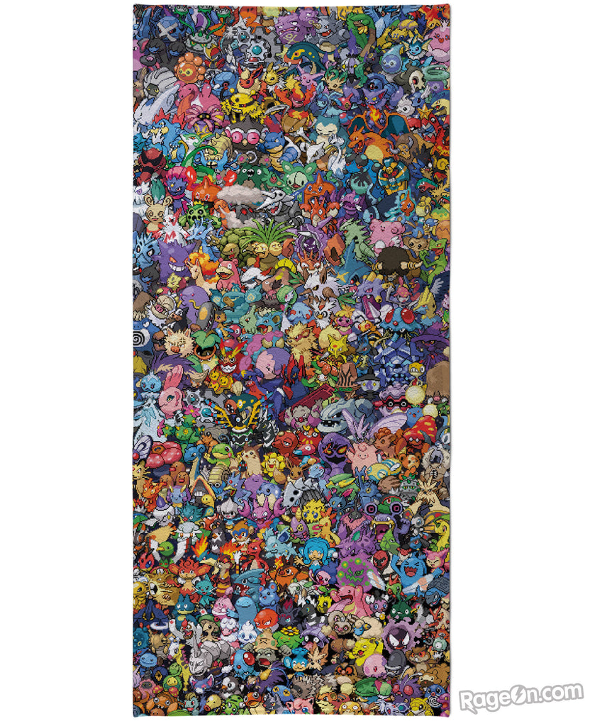 Pokemon Collage Beach Towel